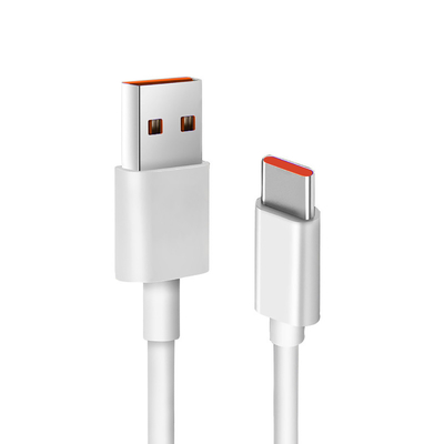1mの長さの白い色USBの速い充満のための充満データ ケーブル20V 3A 60W USB 3.1