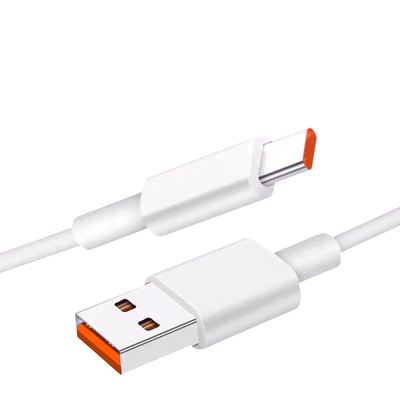1mの長さの白い色USBの速い充満のための充満データ ケーブル20V 3A 60W USB 3.1