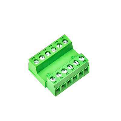 緑色PCBのターミナル ブロックのコネクター ワイヤーXK2EDGA 5.08MMピッチ