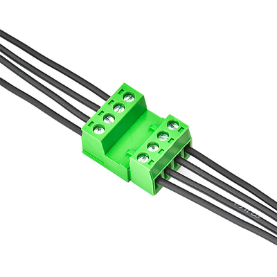 緑色PCBのターミナル ブロックのコネクター ワイヤーXK2EDGA 5.08MMピッチ
