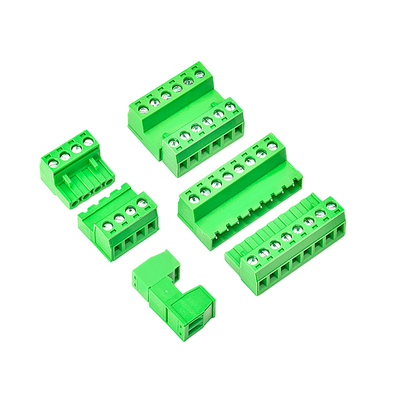 緑色PCBのターミナル ブロックのコネクター ワイヤーXK2EDGA 5.08MMピッチ