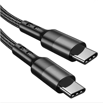 3Ftの長さラップトップのタブレットのためのナイロン編みこみのUSB Cケーブルの黒い色