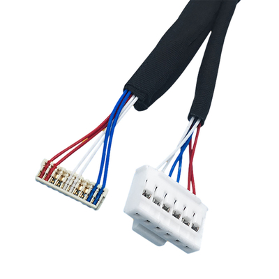 JST SSR IDCのコネクターが付いている1.0mmピッチIDCワイヤー馬具AWG30のゲージ