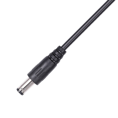 ストレイン・レリーフDCの男性および女性の送電線アセンブリ5.5mm x 2.1mmのバレル ジャック