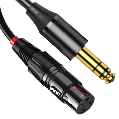 女性のビデオ音声のための3 Pinへのカスタマイズされた3.5 Mmジャックのコイル状 ケーブル7 Pin XLRの男性Xlr