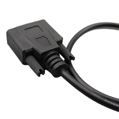 USB 2.0 Bの男性のタイプへの注文RS232 Overmoldingのケーブル会議DB9の女性