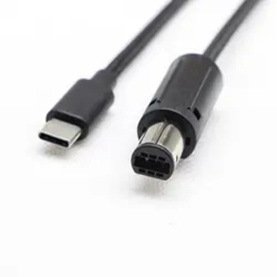 2m 6pin男性への編みこみのGamecubeのコントローラーのケーブル タイプC USB 2.0の男性