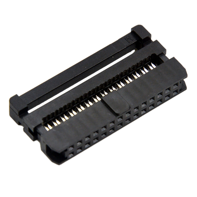 IDCの女性14 Pinのケーブル コネクタの黒色1.27mm 2.0mmピッチ