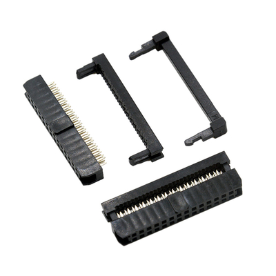 IDCの女性14 Pinのケーブル コネクタの黒色1.27mm 2.0mmピッチ