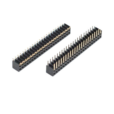 直角PCB 女性コネクタ 0.5Aから3A 穴を通って 2.54mm 2.0mmピッチ