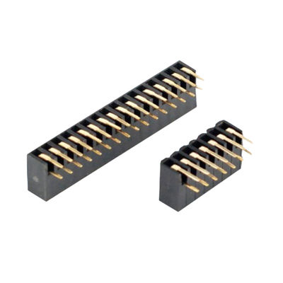 直角PCB 女性コネクタ 0.5Aから3A 穴を通って 2.54mm 2.0mmピッチ