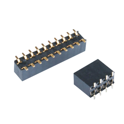 2P-40P単一の二重列PCBのコネクターSMT女性ヘッダー2.54mmピッチ