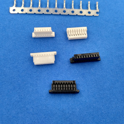 1.0mmピッチPA66素材JSTSHコネクタのコンネクタへのワイヤー