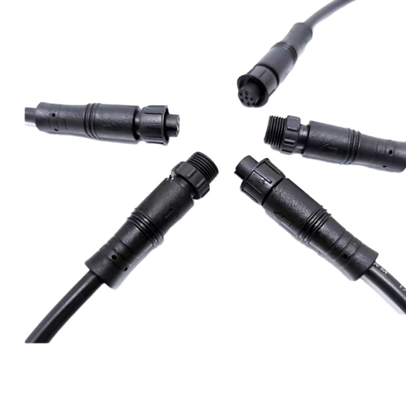 6 Pin M10の防水Eのバイクの速いカップリングのための4つのFtの長さを延長コード