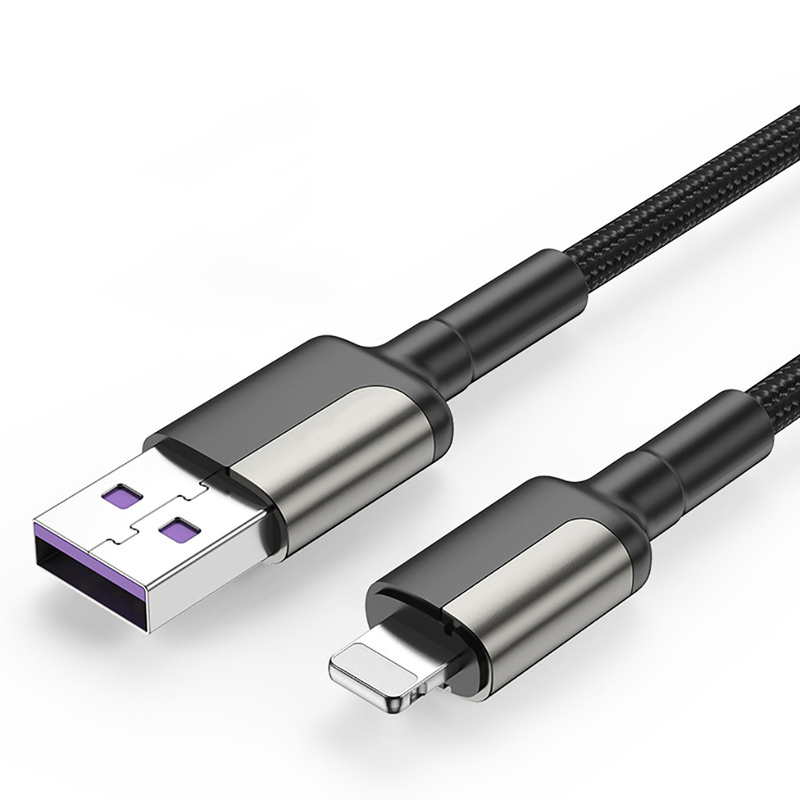 OEMの速い充満データ ケーブルは、ナイロン マイクロUSB Iphoneのための2.4Aをケーブルで通信する