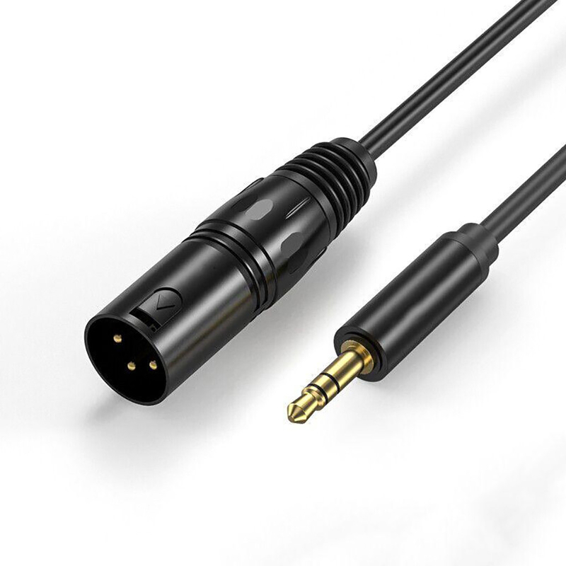 女性のビデオ音声のための3 Pinへのカスタマイズされた3.5 Mmジャックのコイル状 ケーブル7 Pin XLRの男性Xlr