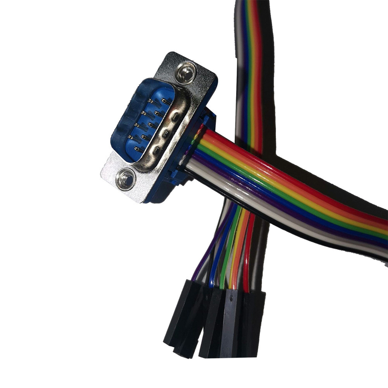2.54mmピッチ10Pへのカスタマイズされた可聴周波ビデオ ケーブルDIDCのタイプDB9 Pin