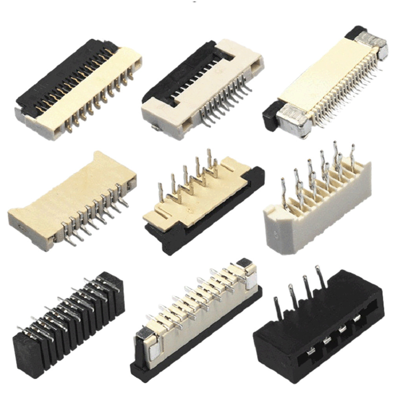 0.5mm 0.8mm 1.0mmピッチが付いているSMT ZIFのすくい40 Pin FFCのコネクター