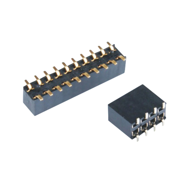 2P-40P単一の二重列PCBのコネクターSMT女性ヘッダー2.54mmピッチ